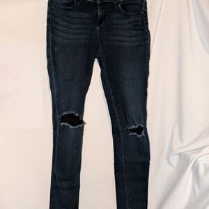 MIA Black Distressed Skinny Jeans